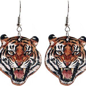 Handmade Exaggerated Tiger Dinosaur Cheetah Wolf Double Sided Animal Pattern Fun